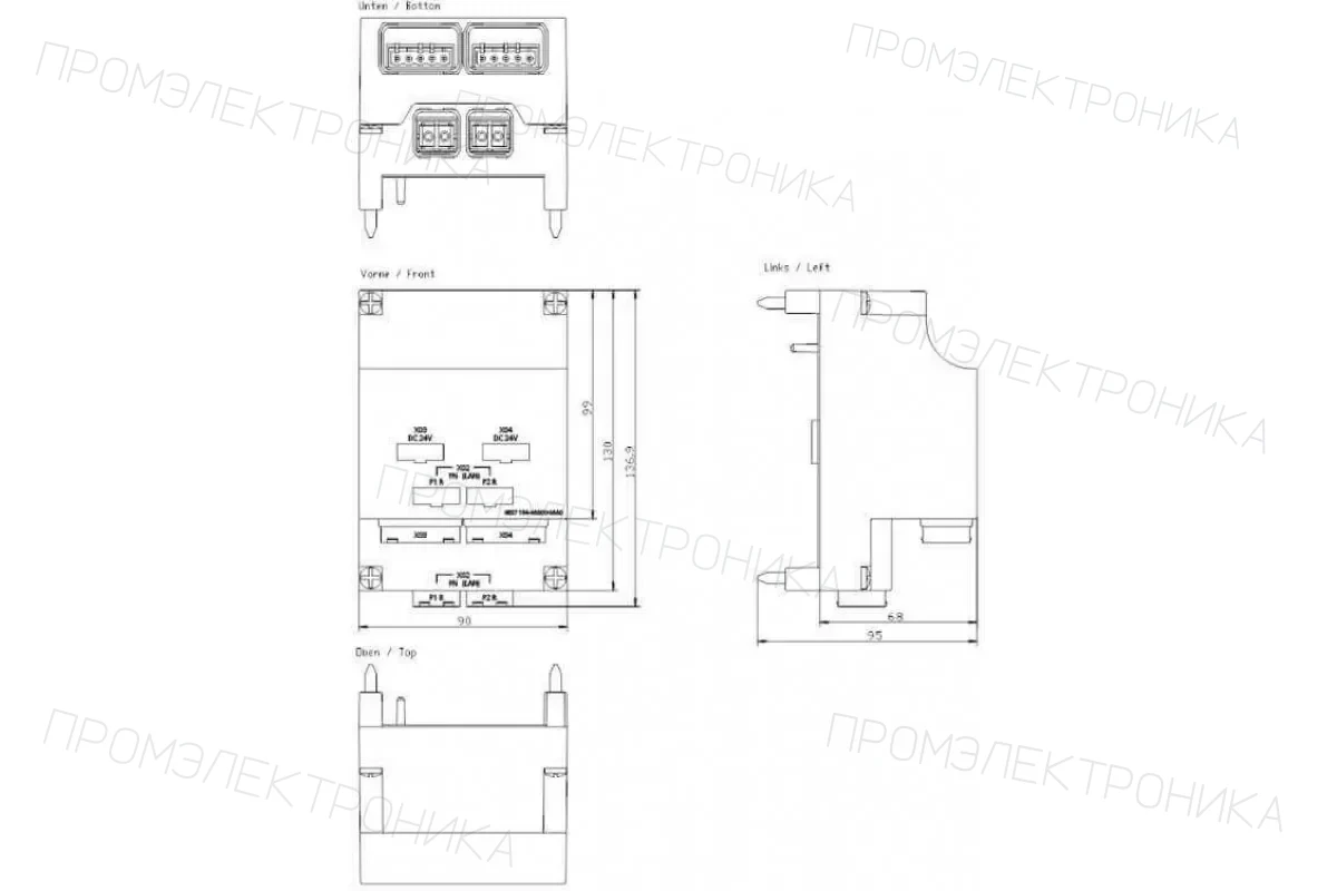 Siemens 6ES7194-3AA00-0AA0 — промышленный компонент