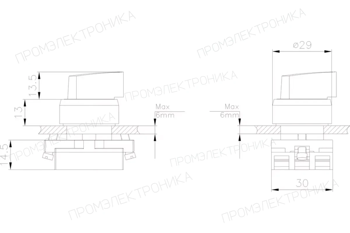 Siemens 3SB6213-6AA40-1AA0 — промышленный компонент