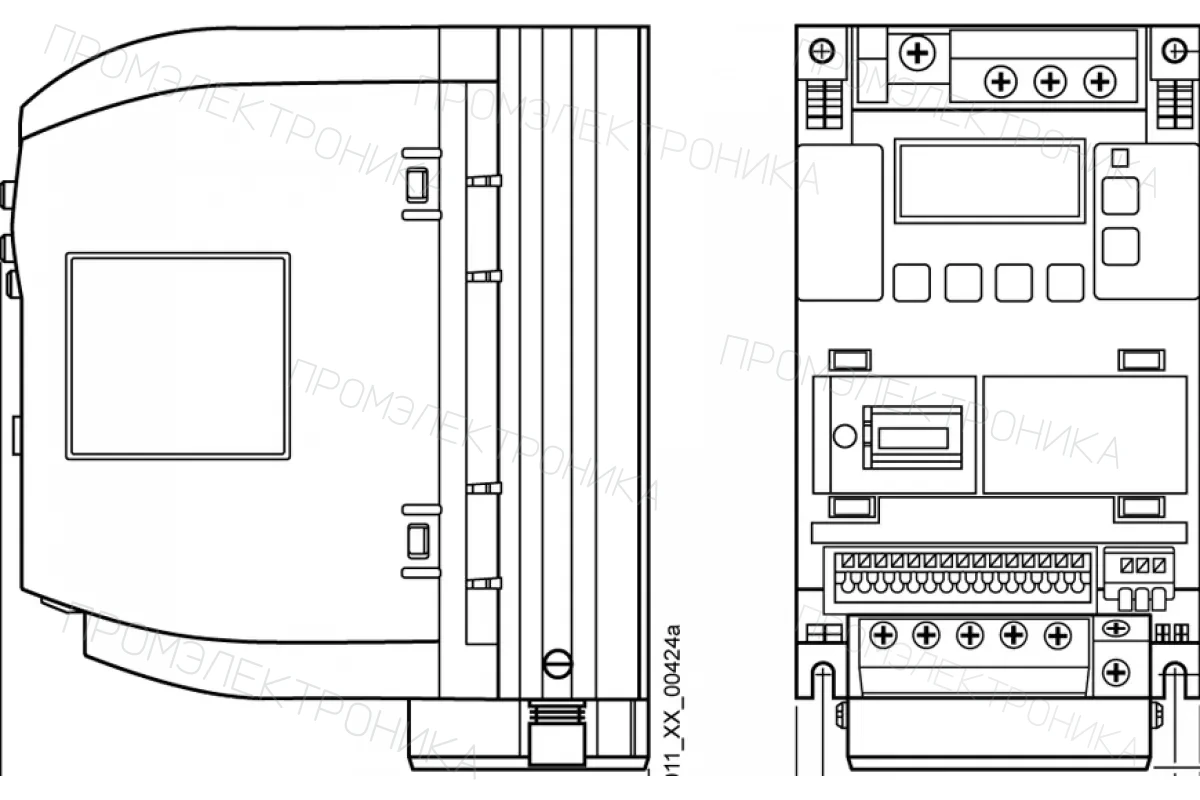 Siemens 6SL3211-1PE21-8AL0 — промышленный компонент
