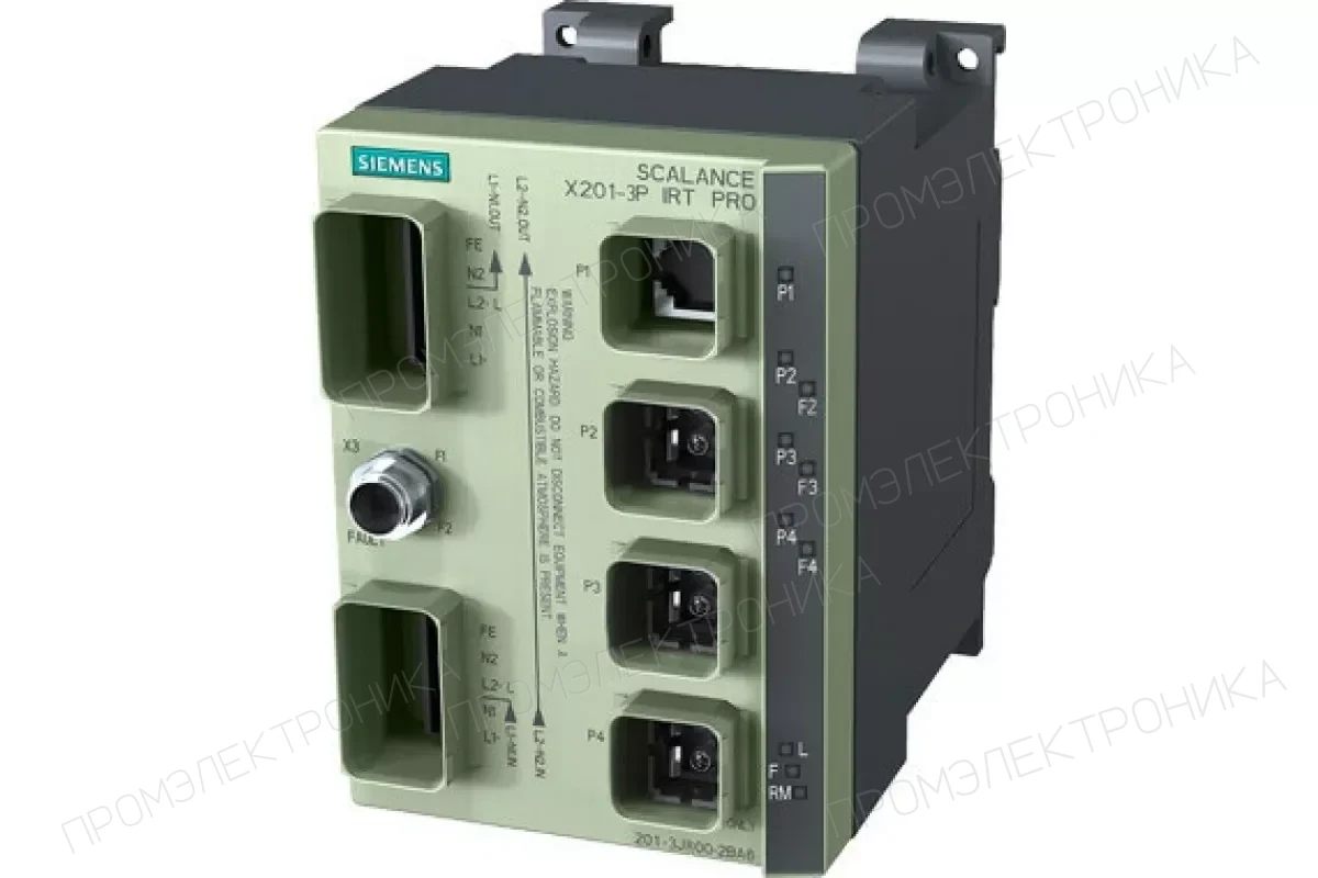 Siemens 6GK5200-4AH00-2BA3 — Коммутаторы реального времени SCALANCE X-200IRT