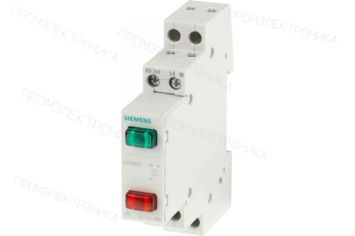 Siemens 5TE5802 — Световые индикаторы 5TE5 8, установочная глубина 70 mm