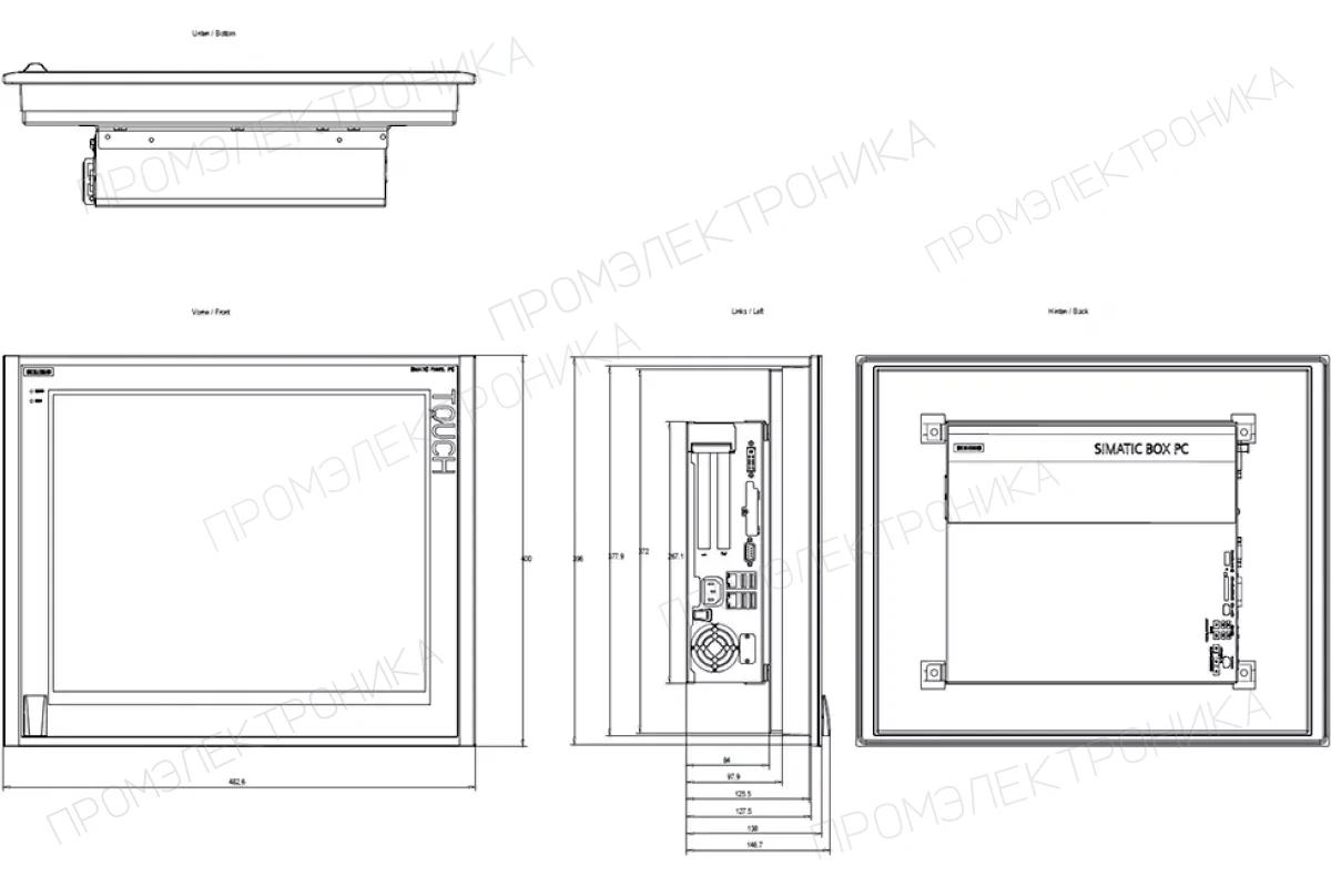 Siemens 6AV7894-0BE00-1AB0 — промышленный компонент