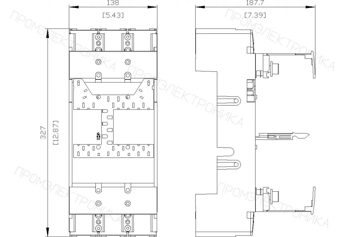Siemens 3VA9343-0SB20 — Лицевая рамка
