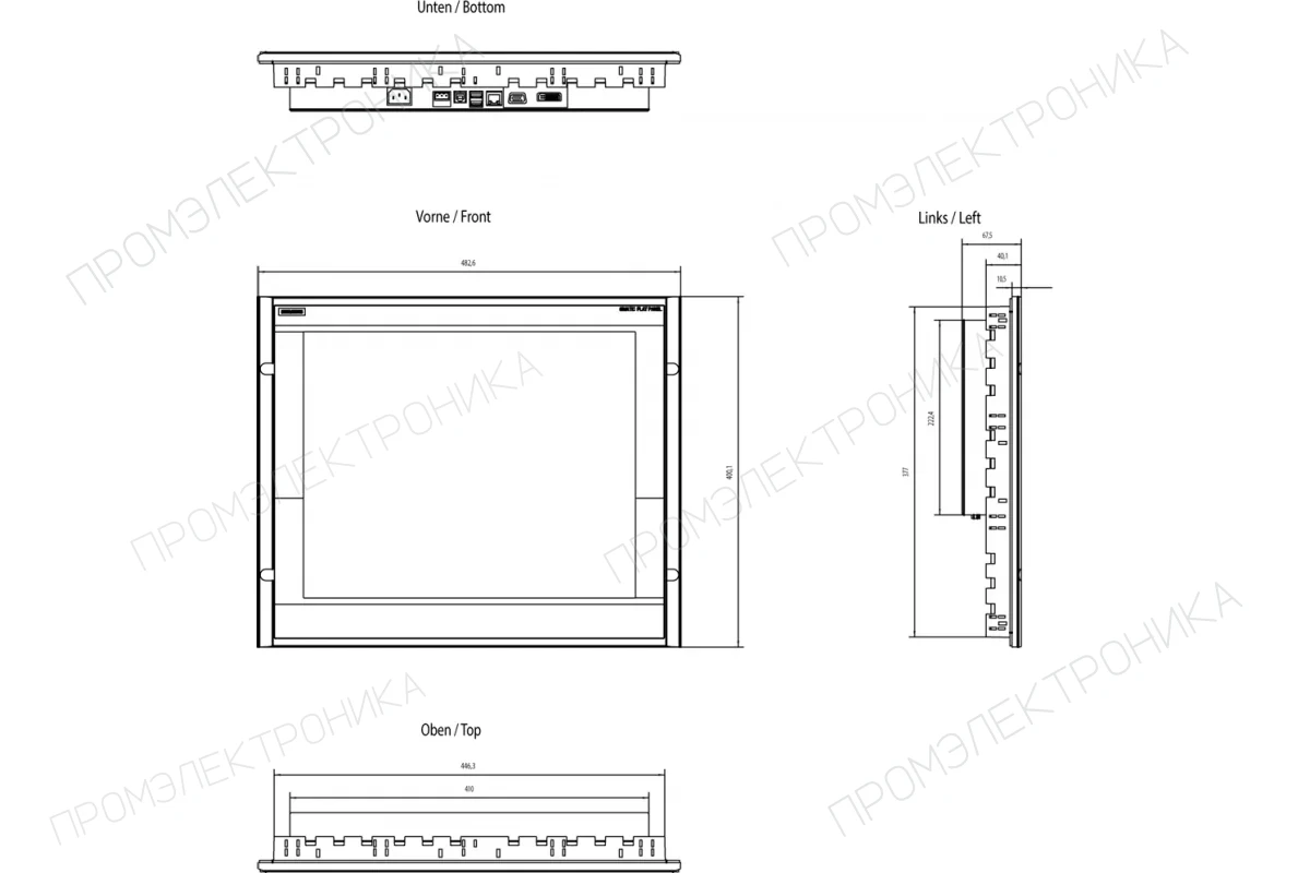 Siemens 6AV7861-3TA00-2AA0 — промышленный компонент