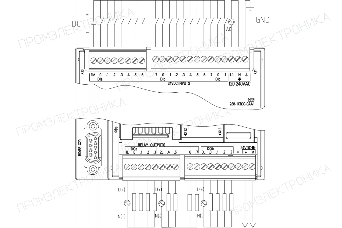 Siemens 6ES7288-1CR30-0AA1 — промышленный компонент