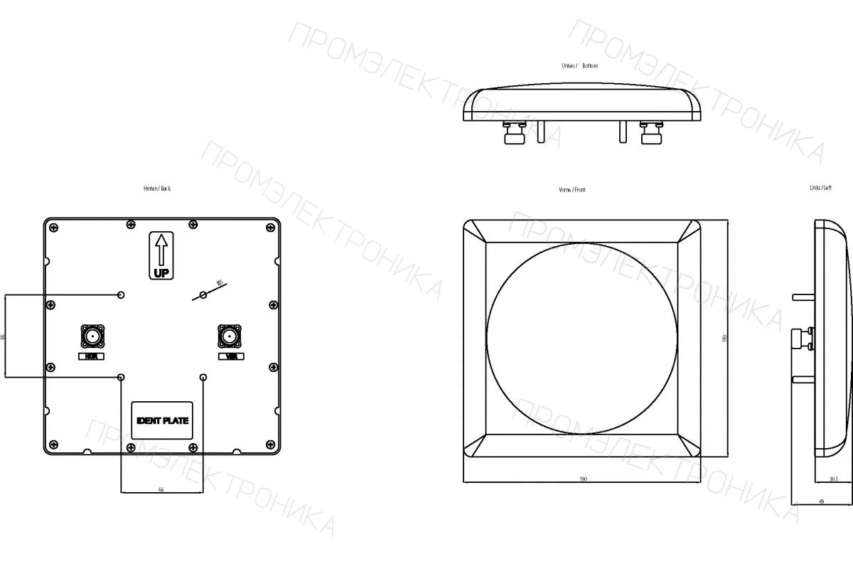 Siemens 6GK5792-6MN00-0AA6 — Антенны