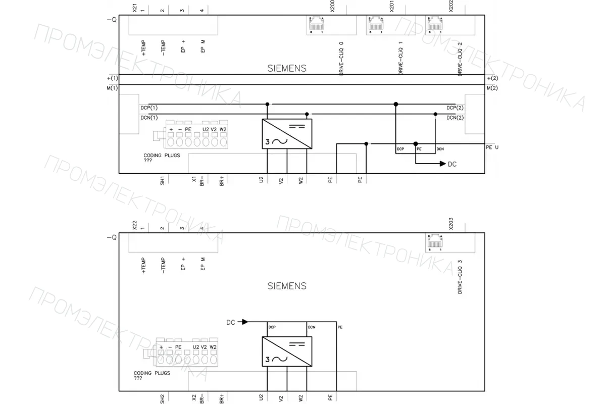 Siemens 6SL5120-1UE26-0AC0 — компонент приводной техники