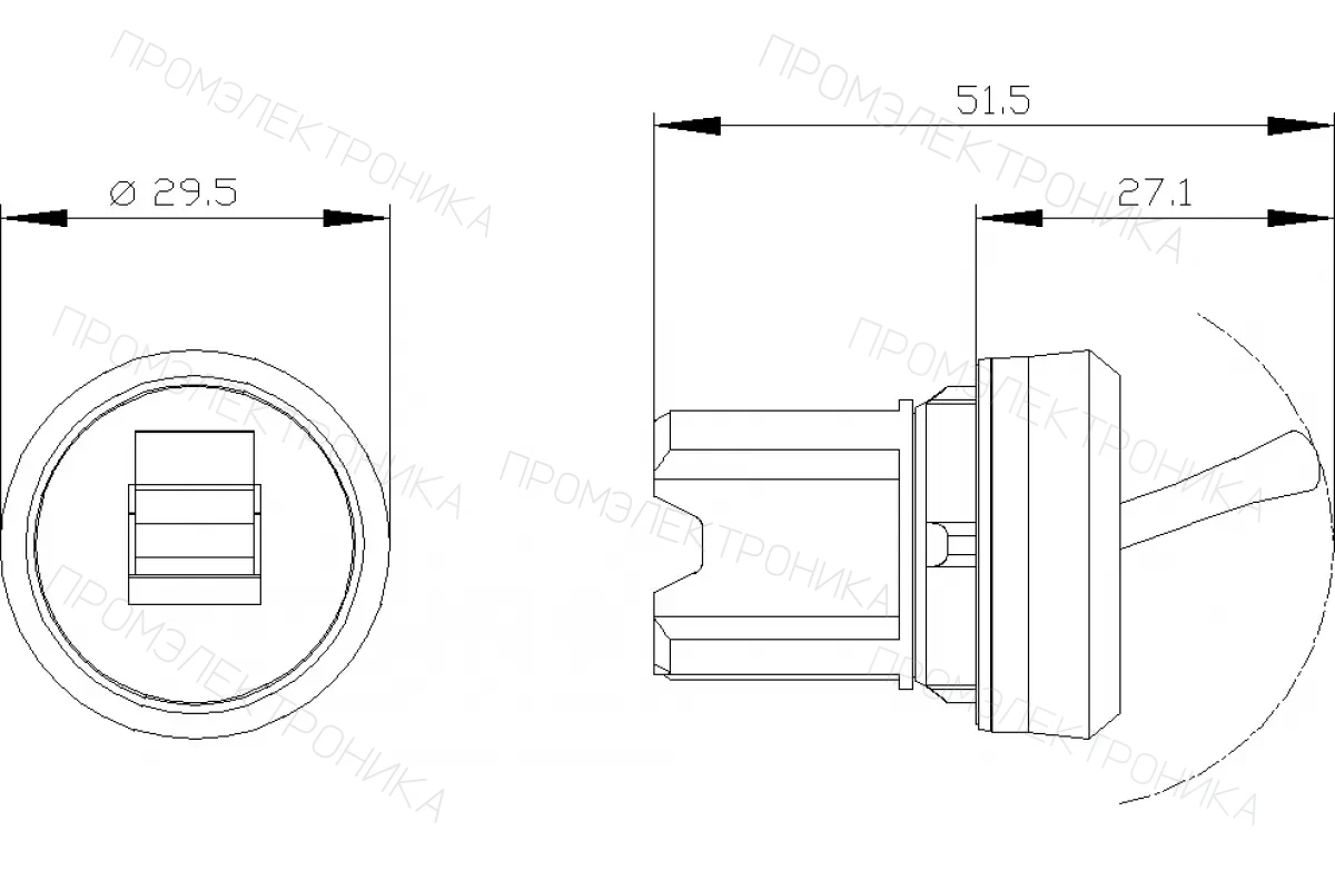 Siemens 3SU1030-3BB42-0AK0 — Актуатор двойной кнопки