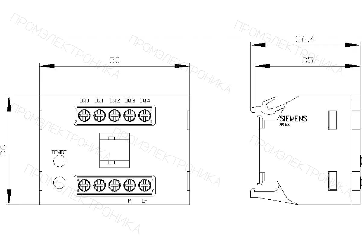 Siemens 3SU1251-6AF70-1AA0 — Световой индикатор компактный