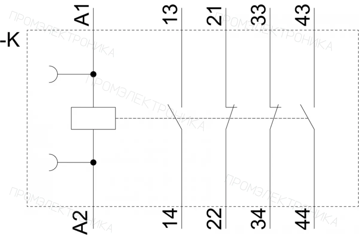 Siemens 3RH6122-1BB40 — Реле контактора
