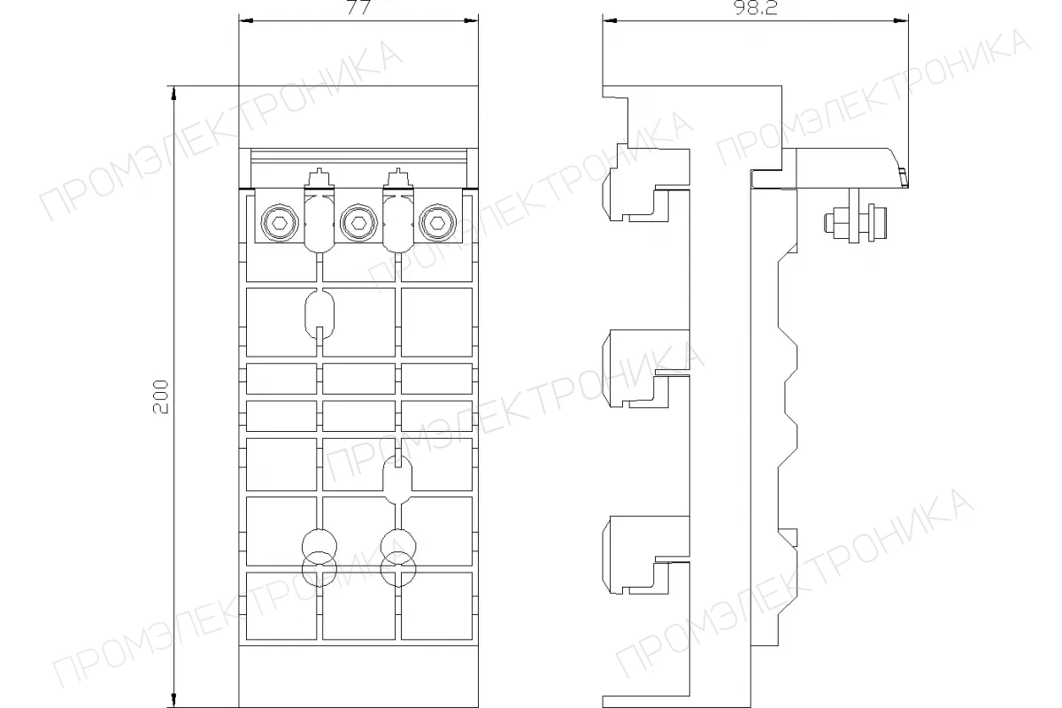 Siemens 8US1213-4AH04 — Шинный адаптер для авт