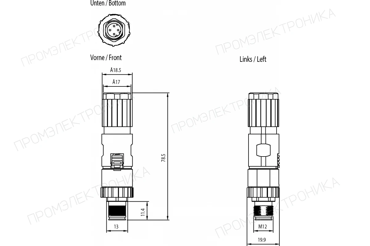Siemens 6GK1901-1PH00 — Коаксиальный кабель RCoax
