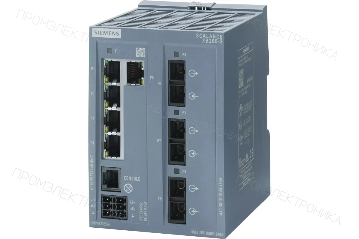 Siemens 6GK5204-2AA00-2GF2 — Scalance xf204-2ba промышленный управляемый ie коммутатор