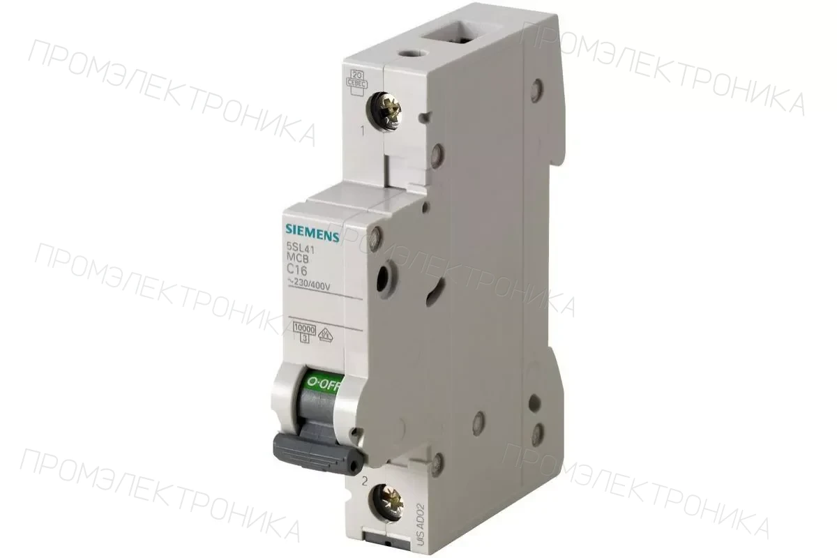 Siemens 5SL4104-7CC — Миниатюрный автоматический выключатель