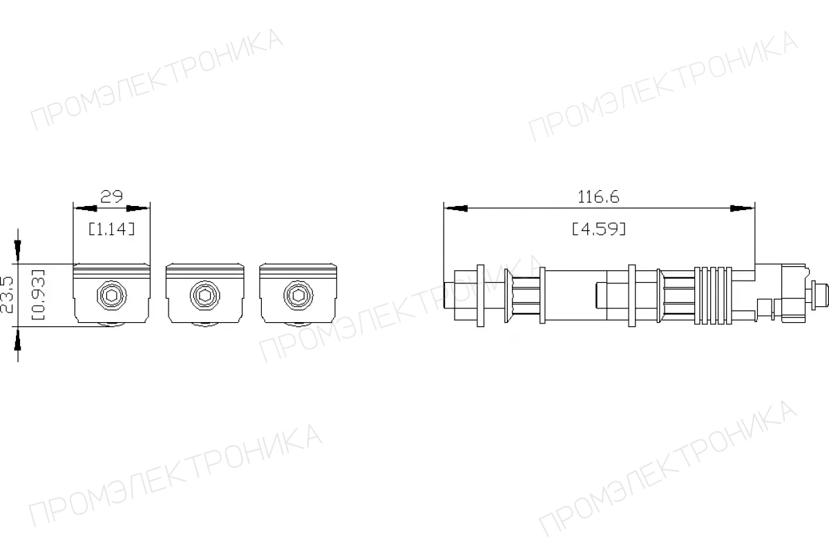 Siemens 3VA9243-0QA00 — Плоский винтовой контакт