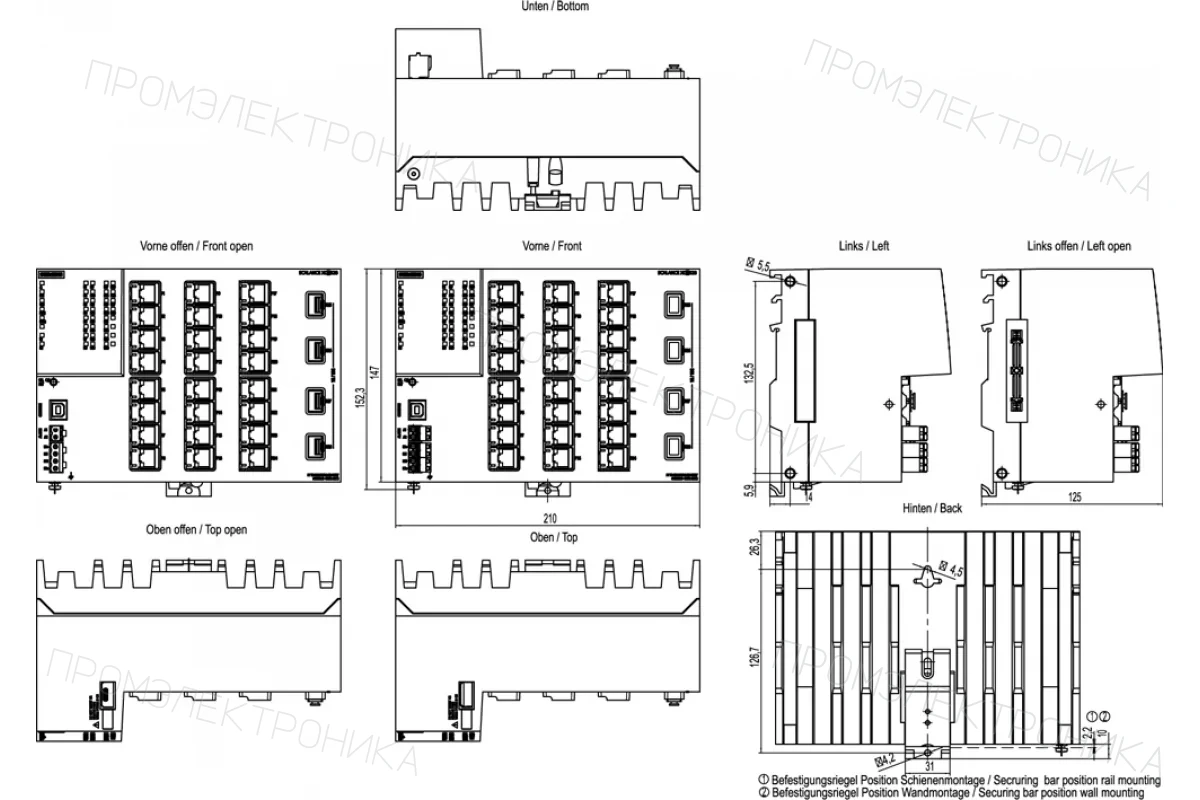 Siemens 6GK5328-4TS01-2EC2 — компонент промышленной автоматизации