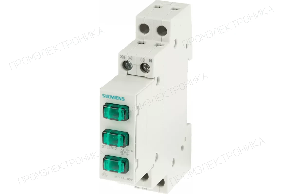 Siemens 5TE5810-1 — Световые индикаторы 5TE5 8, установочная глубина 70 mm