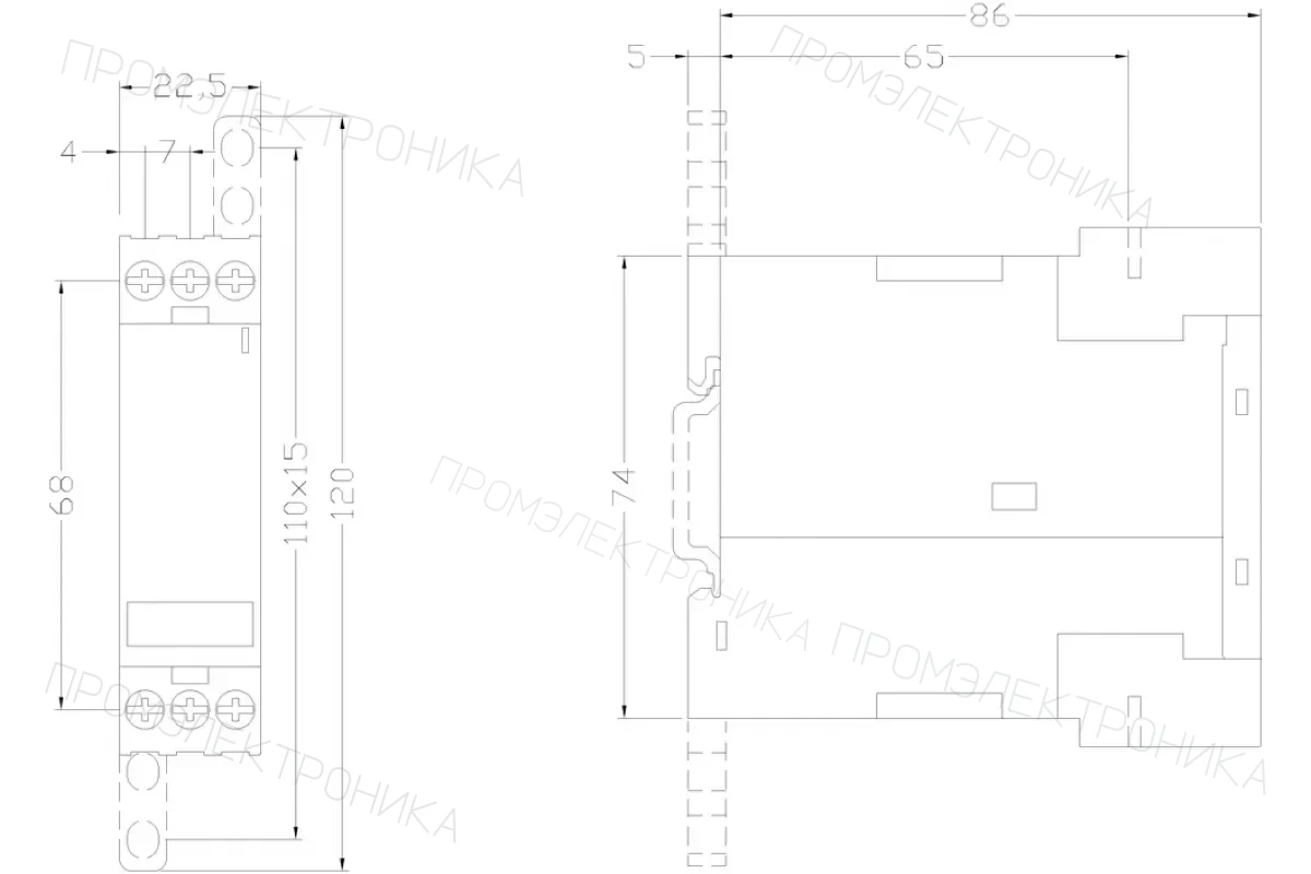 Siemens 3RP1512-2AP30 — МНОГОФУНКЦИОНАЛЬНОЕ РЕЛЕ ВРЕМЕНИ ЗАЖИМНЫЕ КОНТАКТЫ