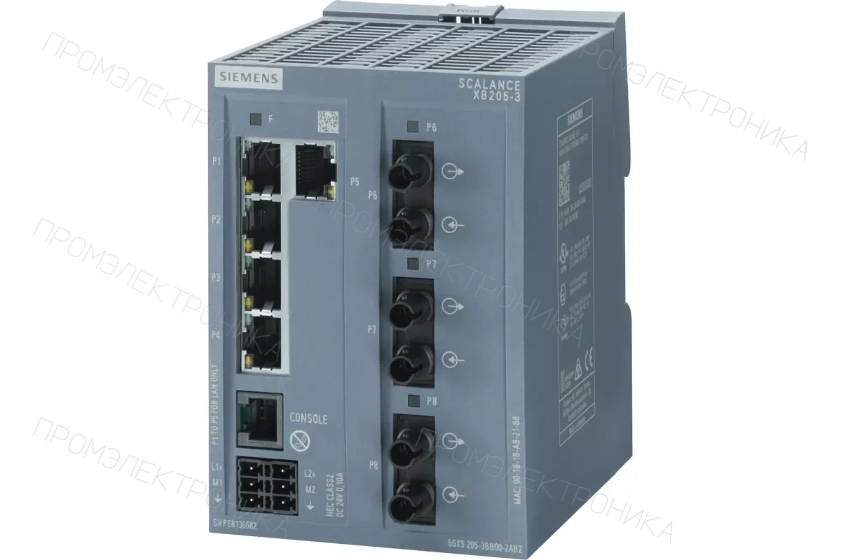 Siemens 6GK5116-0BA00-2AA3 — Неуправляемый промышленный коммутатор scalance