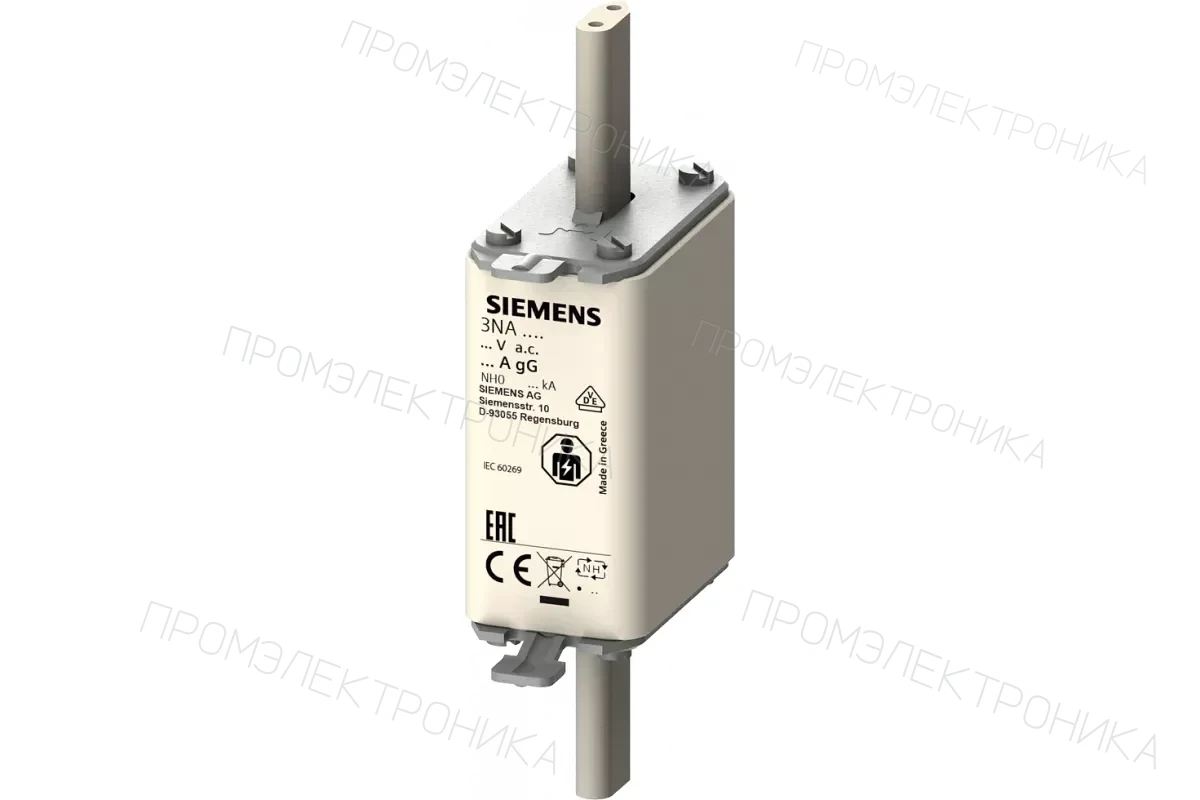 Siemens 3NA3001 — Плавкие вставки LV HRC