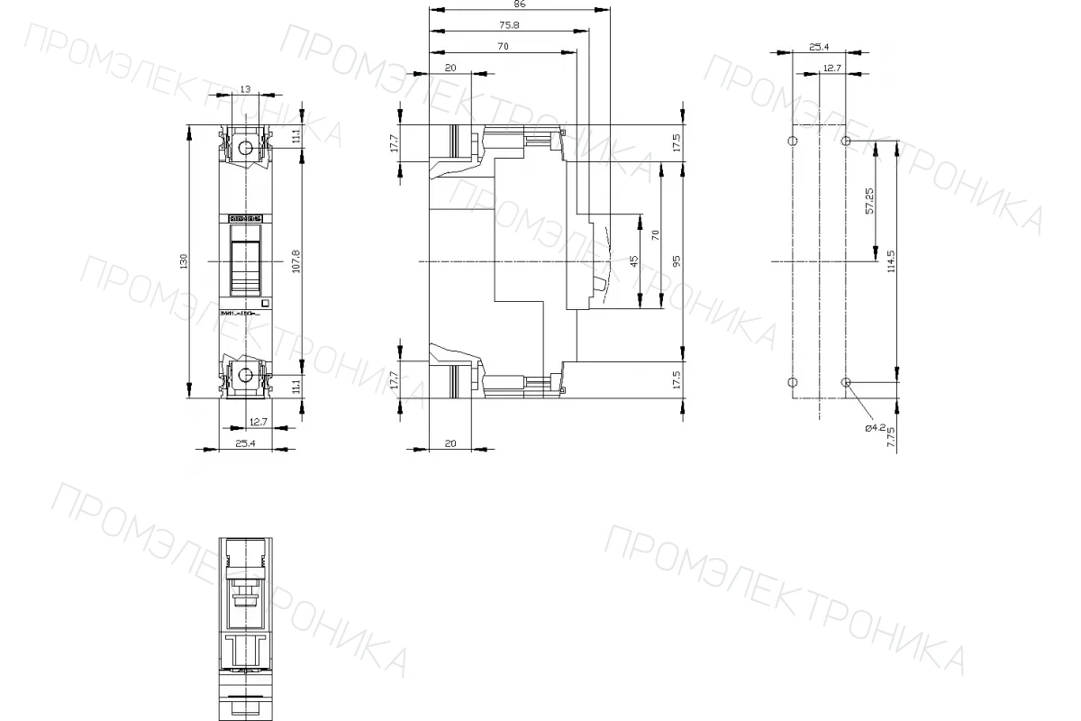 Siemens 3VM1116-5EE32-0AA0 — компонент энергетического оборудования