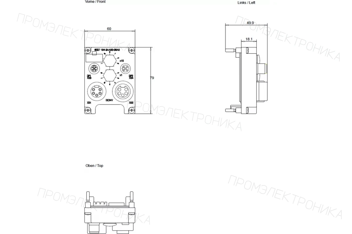 Siemens 6ES7193-7DB20-0AA0