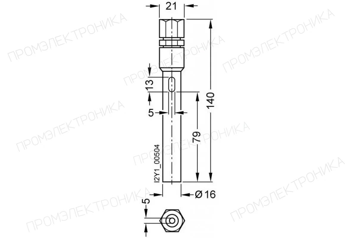 Siemens 5TG8061 — Кнопки 5TE4 8, установочная глубина 70мм