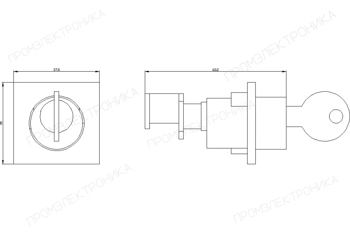 Siemens 3VW9011-0BA44 — Устройство блокировки положения выкл