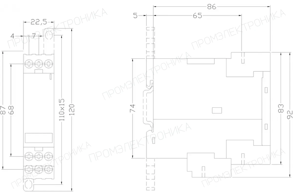 Siemens 3RN1000-1AM00 — РЕЛЕ ТЕРМИСТОРНОЙ ЗАЩИТЫ ЭЛЕКТРОДВИГАТЕЛЯ