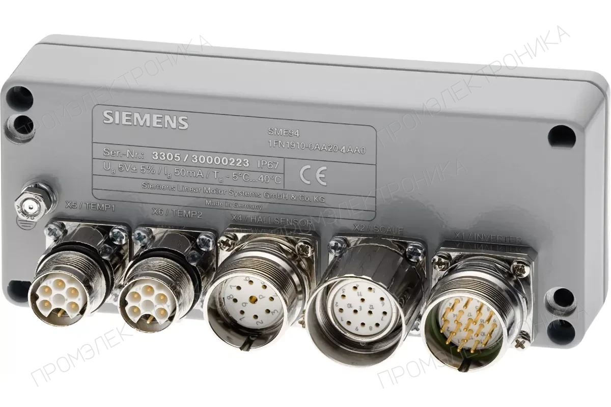 Siemens 1FL6067-1AC61-0AA1 — SIMOTICS S-1FL6-1FL6 НАПРЯЖЕНИЕ ПИТАНИЯ