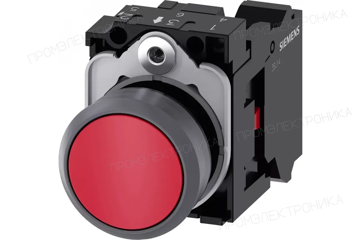 Siemens 3SU1130-0AB20-3CA0 — Кнопка