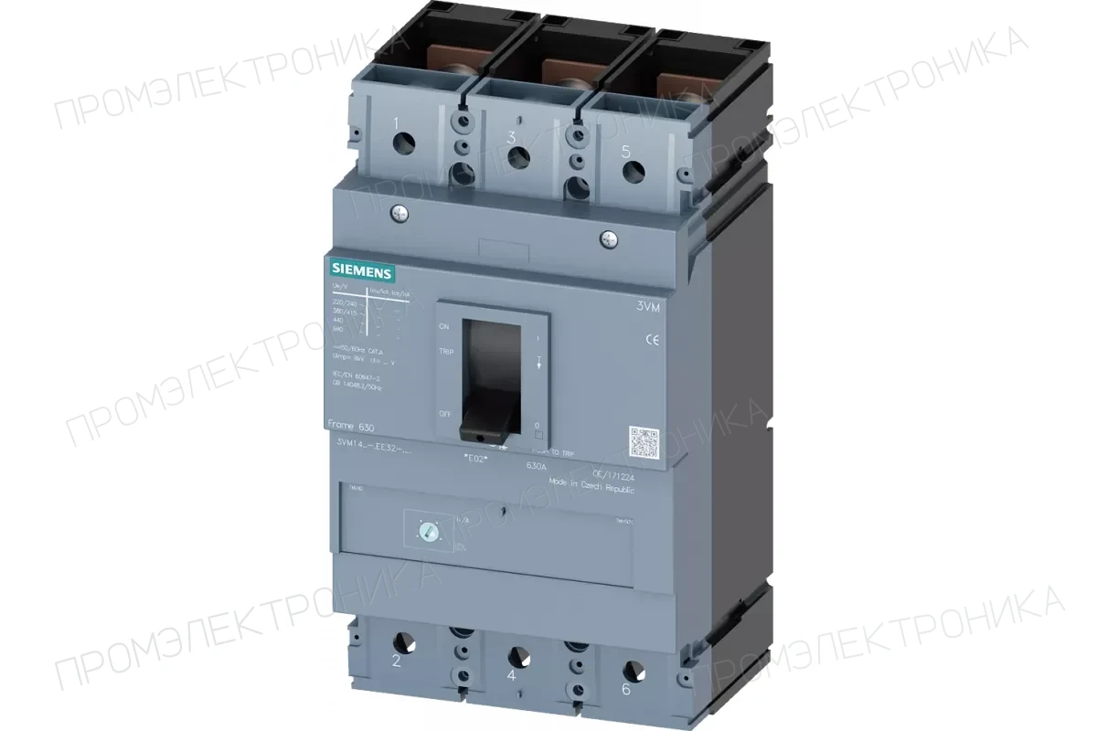Siemens 3VM1340-4EE32-0AA0 — компонент энергетического оборудования