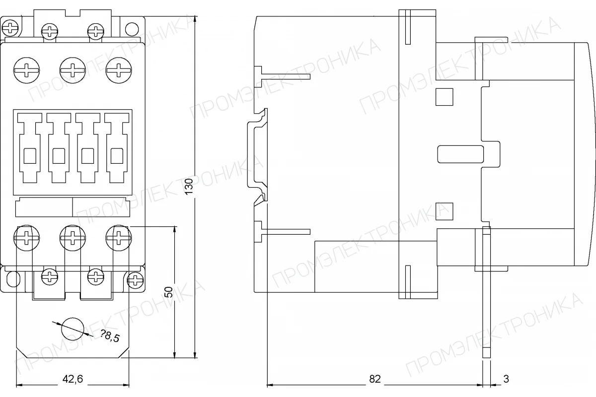 Siemens 3RT1916-1DG00 — Подавляющий диод
