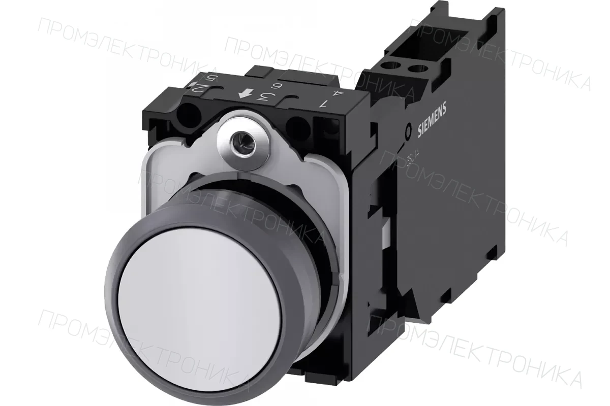 Siemens 3SU1130-0AB60-1FA0 — Кнопка