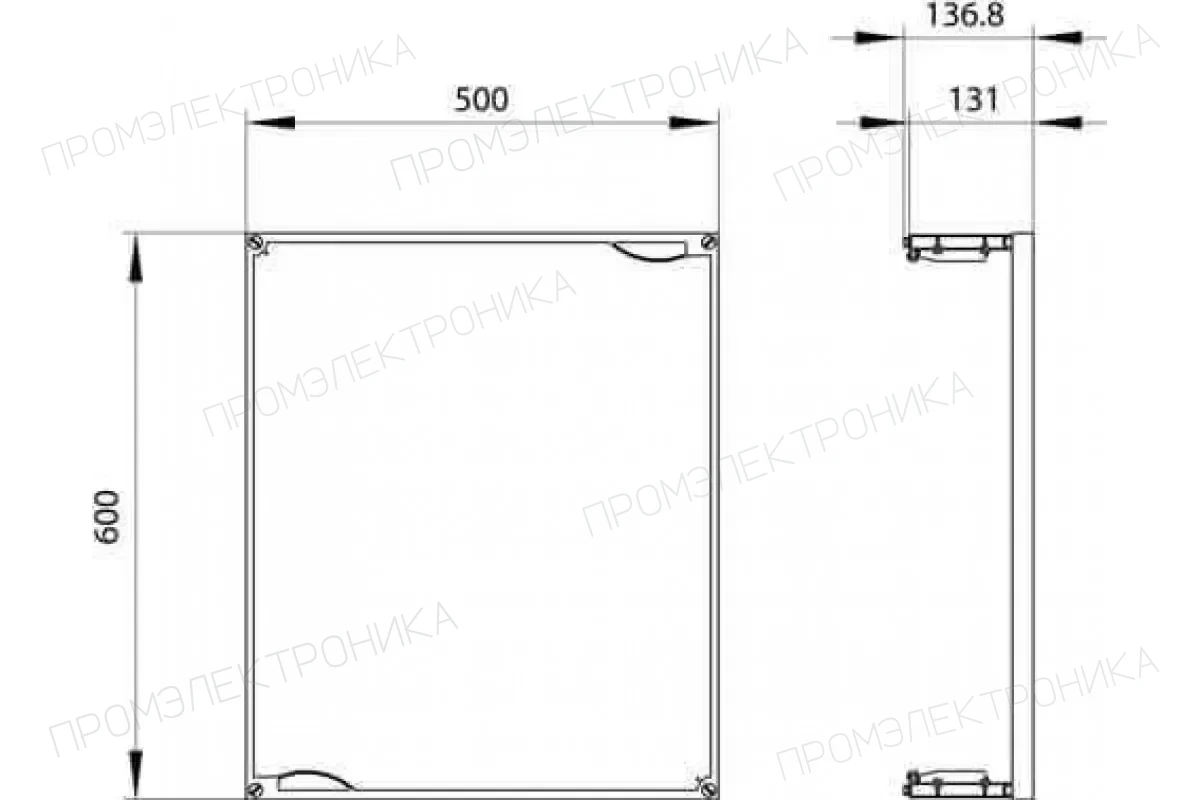 Siemens 8GK4501-4KK32 — Alpha 400/630 избыточная изолирующая крышка для пустых шкафов