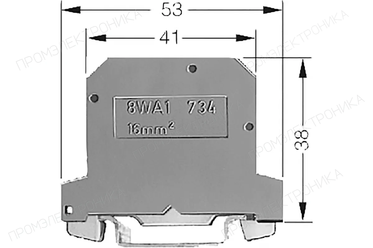 Siemens 8WA1011-1EE00 — Клеммы 8WA