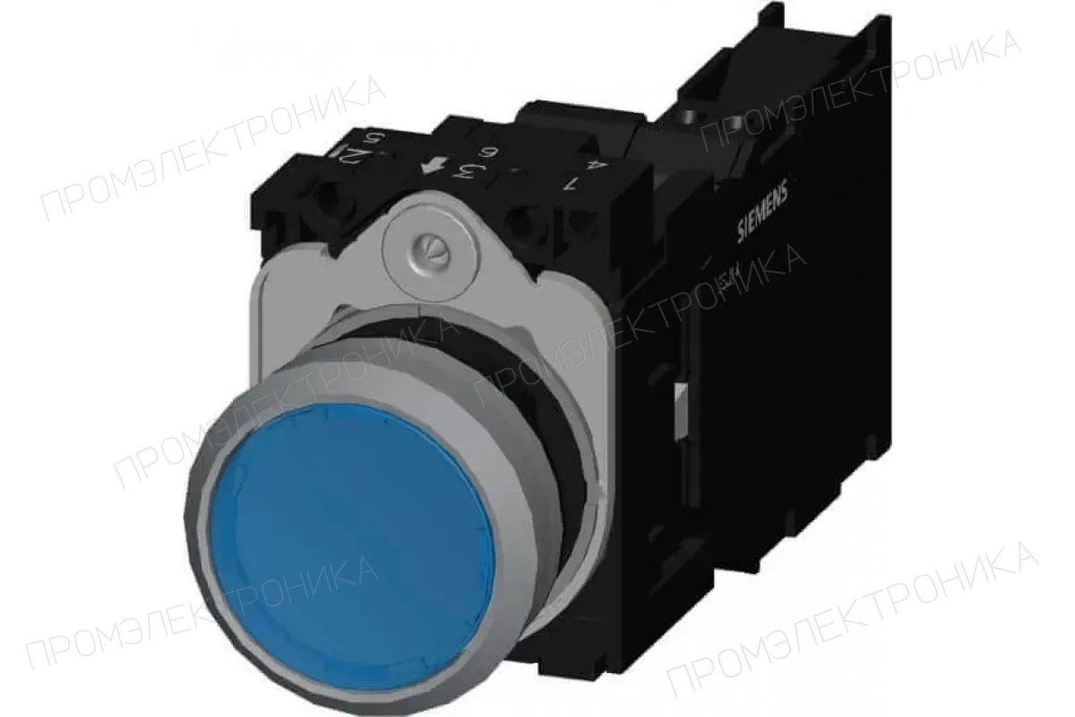Siemens 3SU1132-0AB60-1BA0 — Кнопка с подсветкой