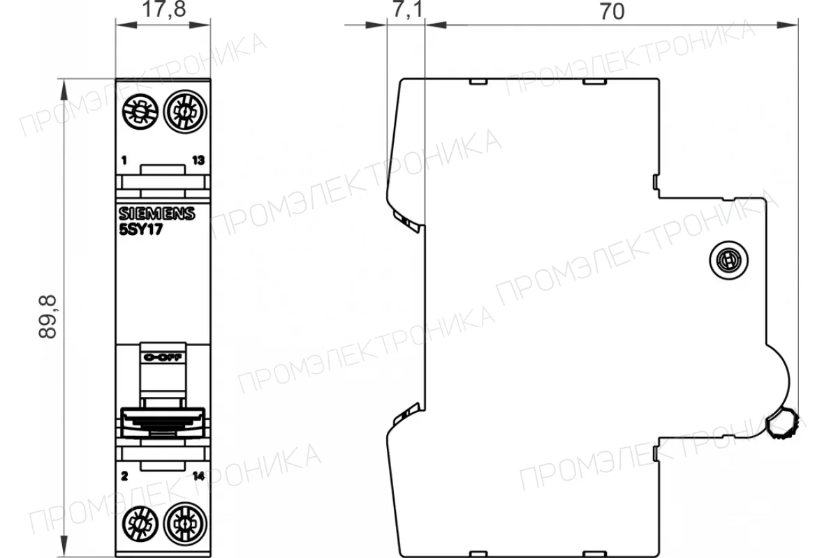 Siemens 5SV8902-1KK — Измеритель токов утечек 5SV8
