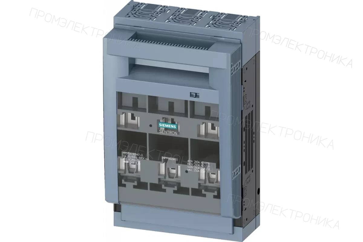 Siemens 3NP1143-1BC22 — Установка на монтажной панели