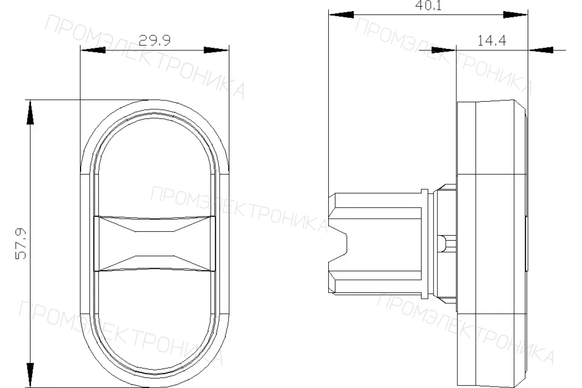 Siemens 3SU1030-3AB66-0AA0 — Актуатор двойной кнопки