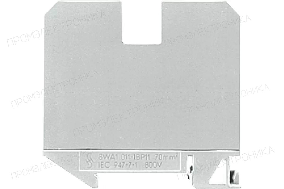 Siemens 8WA1011-1BF25 — КЛЕММА ТЕРМОПЛАСТИКОВАЯ РАЗМЕР