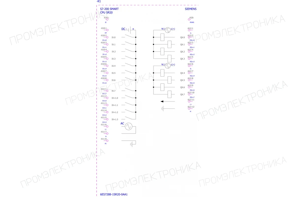 Siemens 6ES7288-1SR40-0AA2 — промышленный компонент