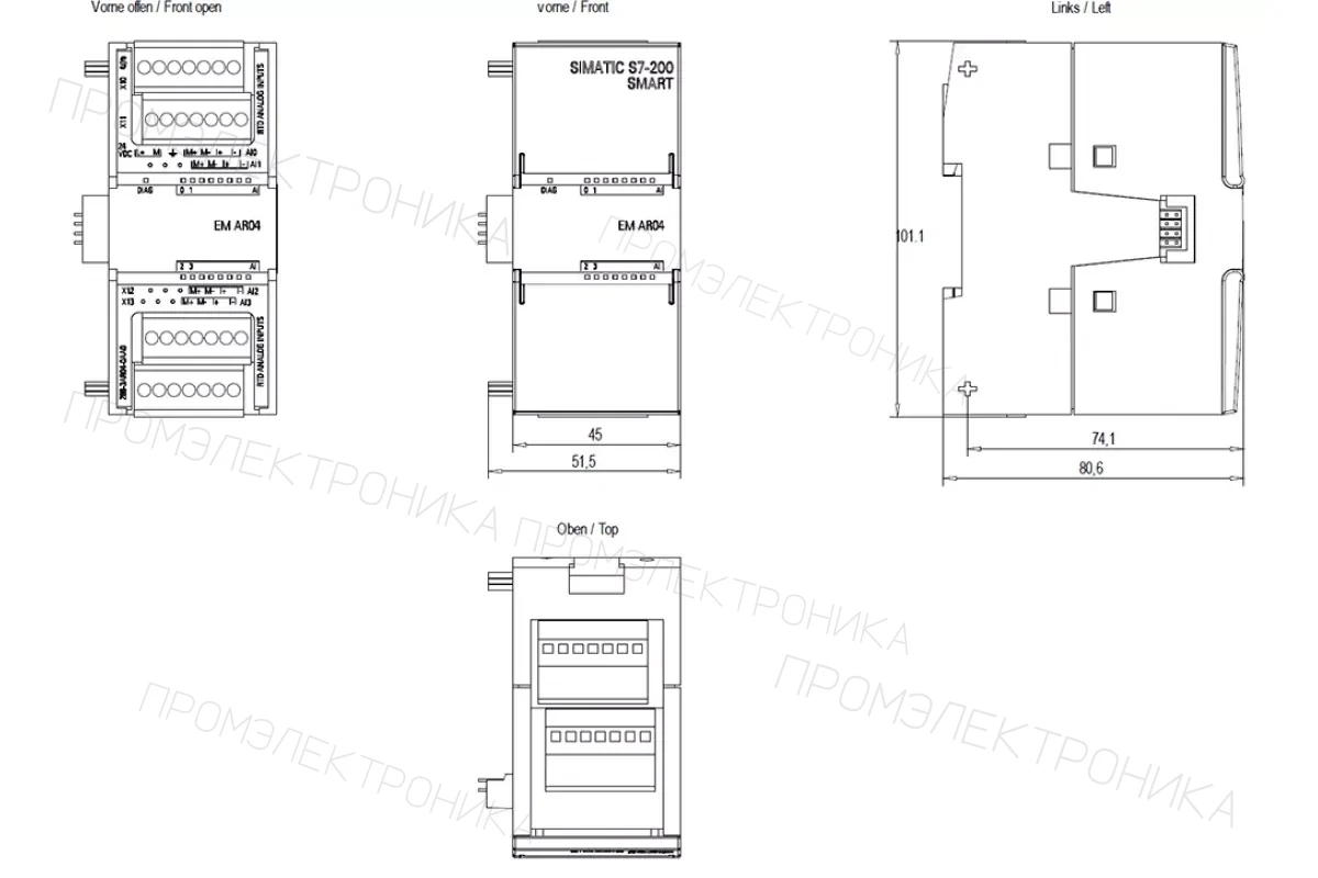Siemens 6ES7288-3AR02-0AA0 — промышленный компонент
