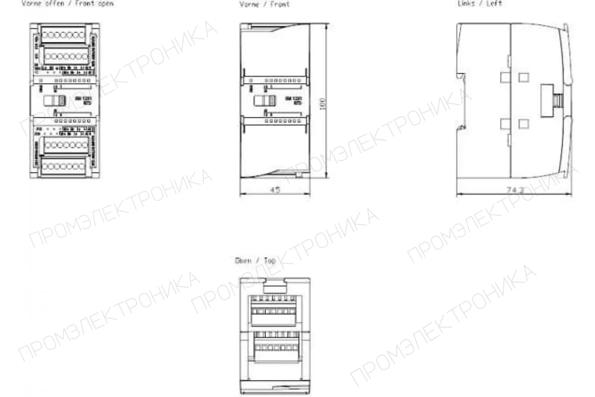 Siemens 6ES7231-4HF30-0XB0 — промышленный компонент