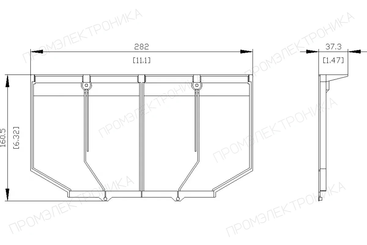 Siemens 3VA9471-0WK30 — Изоляционная панель