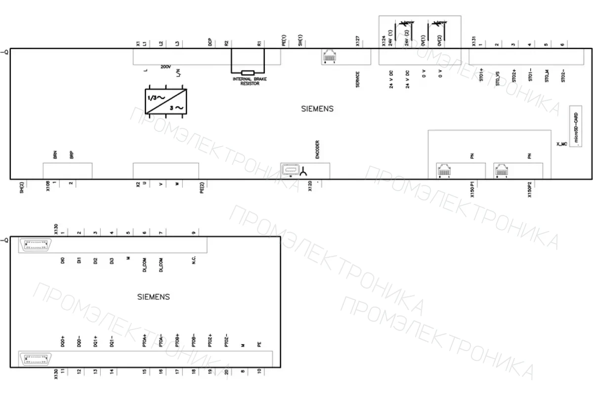 Siemens 6SL5510-1BB10-1AA0 — промышленный компонент