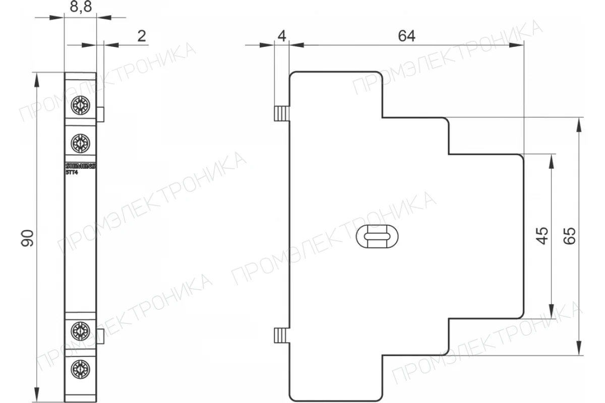 Siemens 5TT4901 — Дистанционные выключатели 5TT4 1