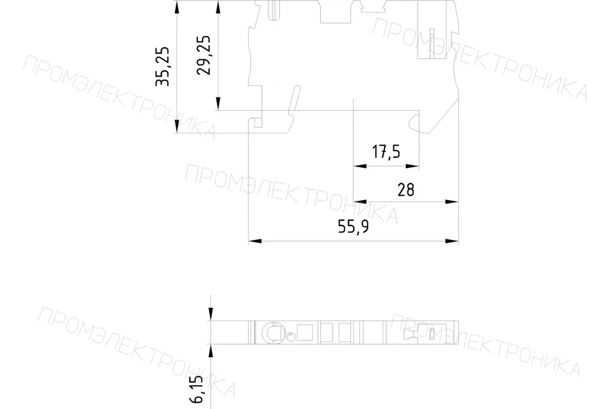 Siemens 8WH5100-2KF00 — Клеммы ALPHA FIX Combi 8WH5 со штыревыми контактными зажимами
