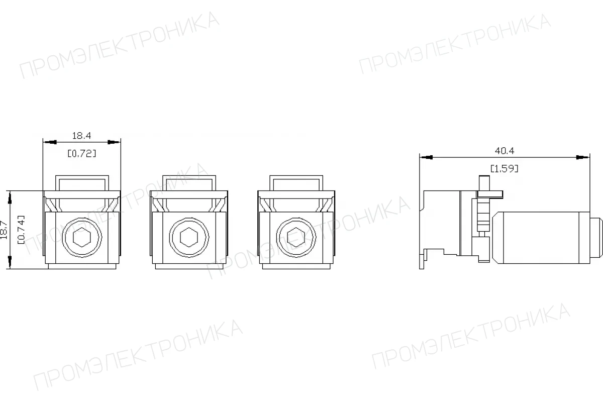 Siemens 3VA9133-0JB11 — Клемма для проводов круглого сечения