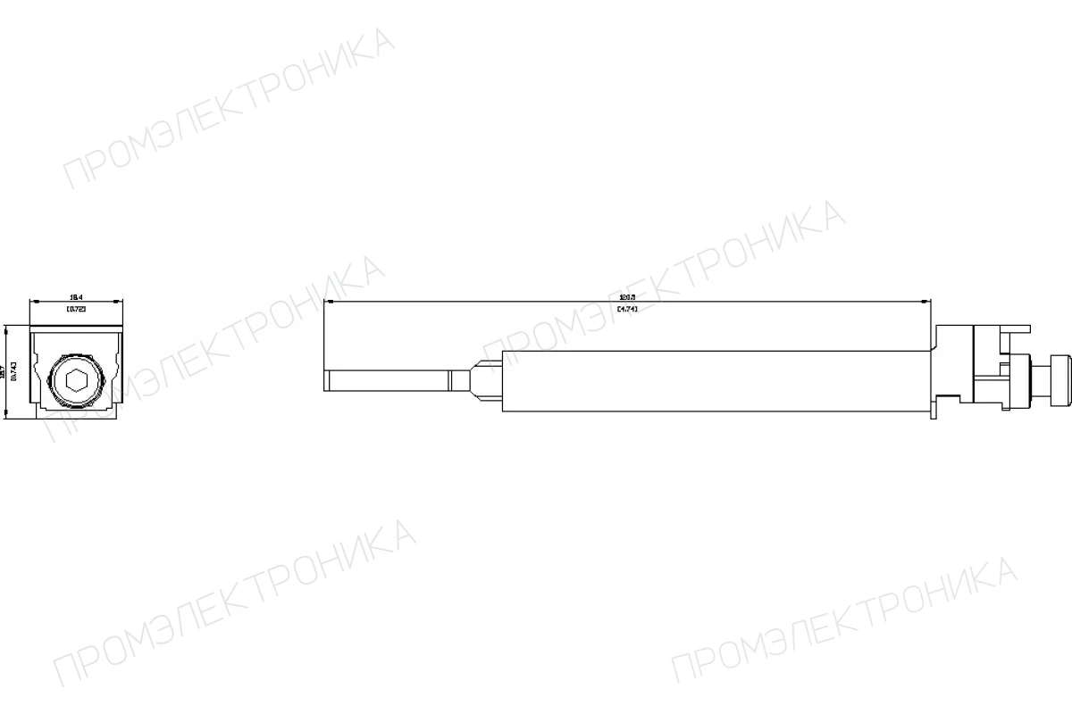 Siemens 3VA9131-0QE10 — Задний плоский контакт короткое